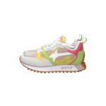 Scarpe sneakers donna W6YZ Loop-uni white-lime-flamingo