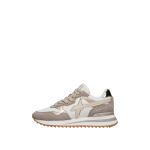 Scarpe sneakers donna W6YZ Yak w taupe-bone-platinum