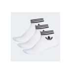 Calzini calze Adidas EE1152 Tref Ank Sck colore bianco logo nero