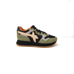 Scarpe sneakers bambino W6YZ Yak j militare-black-beige