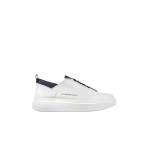 Alexander Smith WEMBLEY Blanc Bleu Baskets Homme