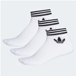 Calzini calze Adidas EE1152 Tref Ank Sck colore bianco logo nero